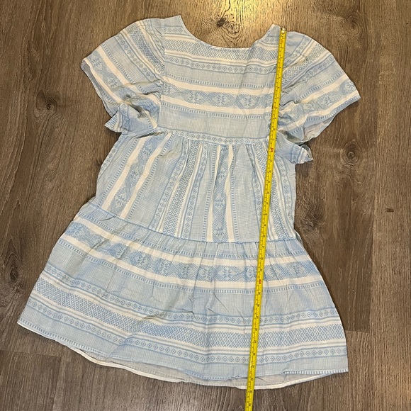 Anthropologie Maeve Tiered Striped Mini Dress - Picture 7 of 8